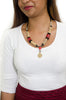 African Bead and Hood Necklace