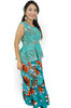 African print skirt and top set of 2