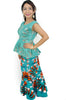 African print skirt and top set of 2