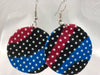 African Print Earrings