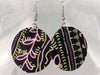 African Print Earrings
