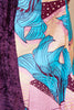 African wax print blouse and mermaid skirt set