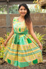 African Print Bustier Dress