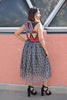 colorful sleveless mini dress