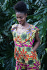 Colorful Floral Off shoulder jumpsuit