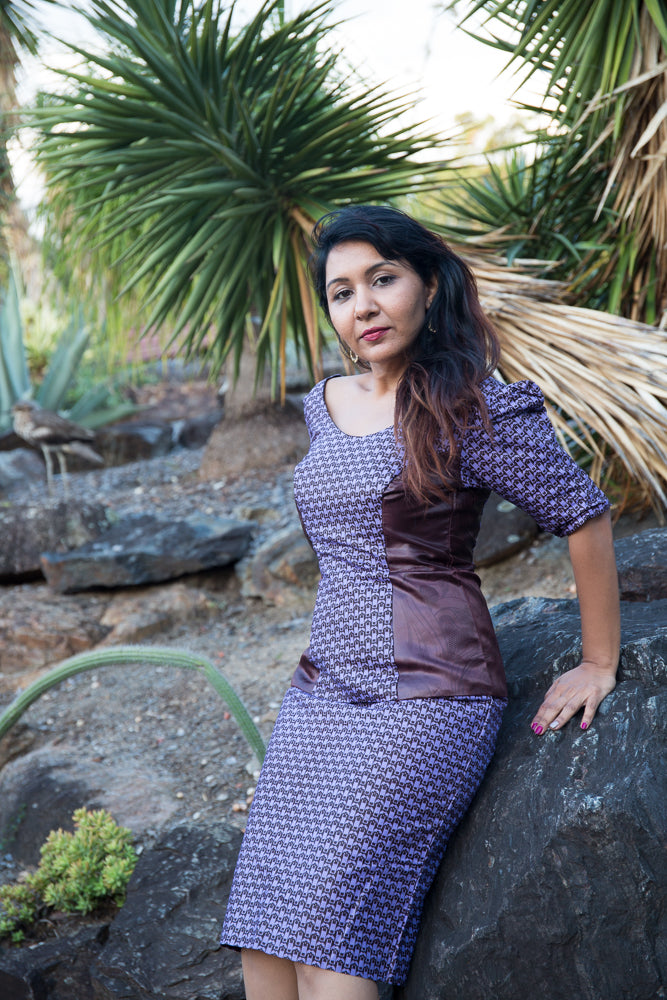 AFRICAN WAX PRINT SKIRT AND BLOUSE