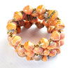 African Recycled Paper Stretch Bracelet