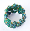 African Recycled Paper Stretch Bracelet