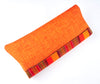 Colorful African print Purse made of hemp thread