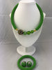 Zawadi African Jewelry Set of Necklace, Earrings and Bracelet)