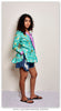 African print long sleeves ladies top