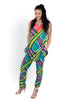 Colorful African Print Senator Top & Pants