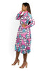 Ankara Print Long sleeves Knee length Dress