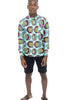 African wax Print longsleeve Shirt