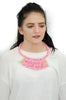 Colorful Maasai Bead 3 tier Bib Necklace