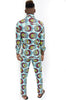 2 Piece African Kente men’s suit set