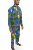 Piece African Wax Print Pants and Shirt set