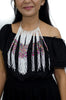 African Multi Strand Beaded Necklace