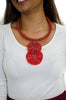 African Maasai Beaded Pendant choker Necklace