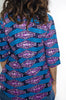 Colorful African wax print Top