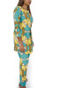 Colorful African Print Blouse and Pants