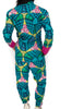 African Print Chinese Collar Blouse and pants Set
