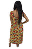 African print Sleeveless Maxi Dress
