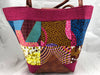 Handcrafted African Print Leather Handbag