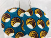 African Print Earrings