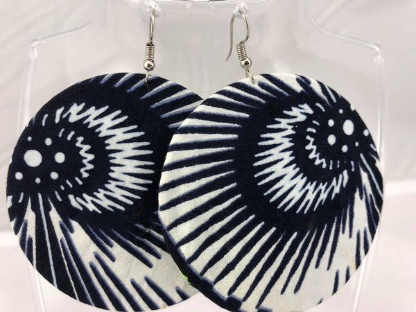 African Print Earrings