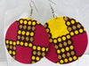 African Print Earrings
