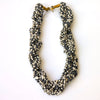 Chunky twisted beaded necklace