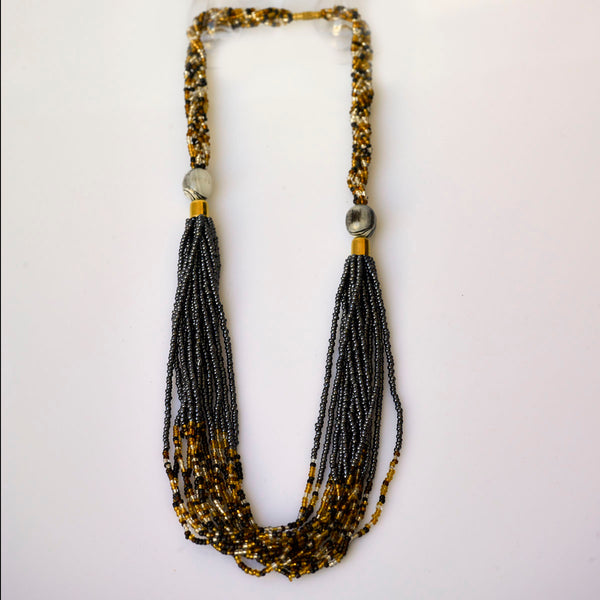 African Beaded Chunky necklace