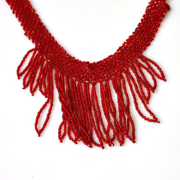 African Maasai Beaded tribal Choker Necklace