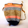 Handcrafted colorful hemp thread knitted shoulder bags