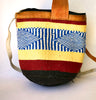 Handcrafted colorful hemp thread knitted shoulder bags