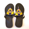 Masai Leather African beads sandals for women