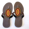 Maasai Leather African Beads Sandals for Women