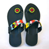 Masai Leather African beads sandals for women