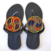 Masai Leather African beads sandals for women