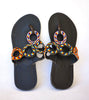 Masai Leather African Beads Sandals for Women