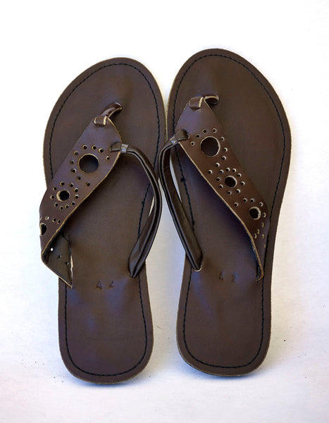 Masai Leather African sandal Unisex