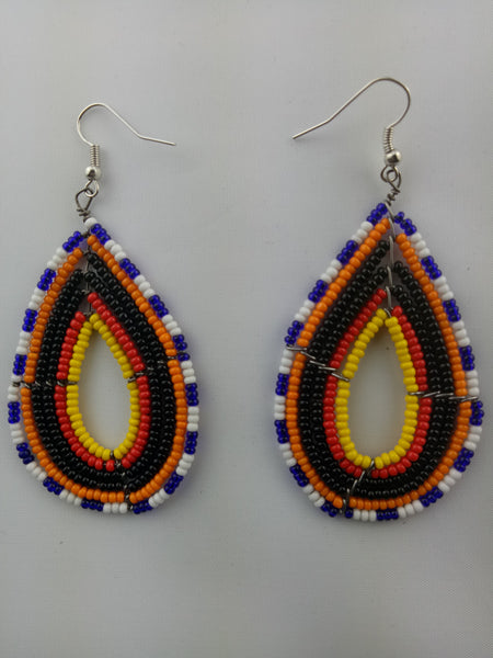 African Maasai Beaded Earring