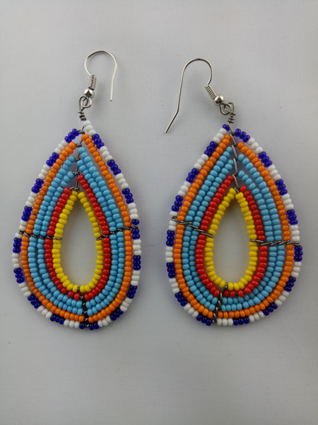 African Maasai Beaded Earring