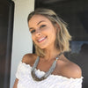 African Beaded Chunky necklace