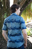 Chinese collar African print shirts for men