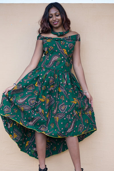 Women Off Shoulder African Dress