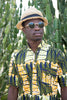 Chinese collar African print shirts for men