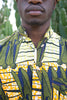 Chinese collar African print shirts for men