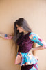 African wax print blouse and mermaid skirt set